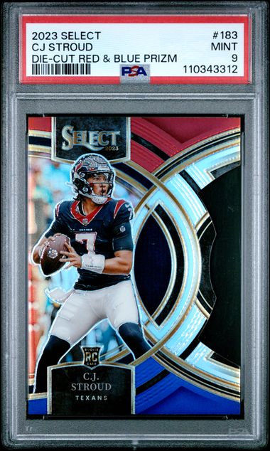 2023 Panini Select Red #183 Cj Stroud front