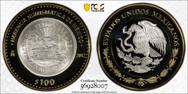 2012-Mo 100 P Southeast Railway Numismatic Heritage PL69