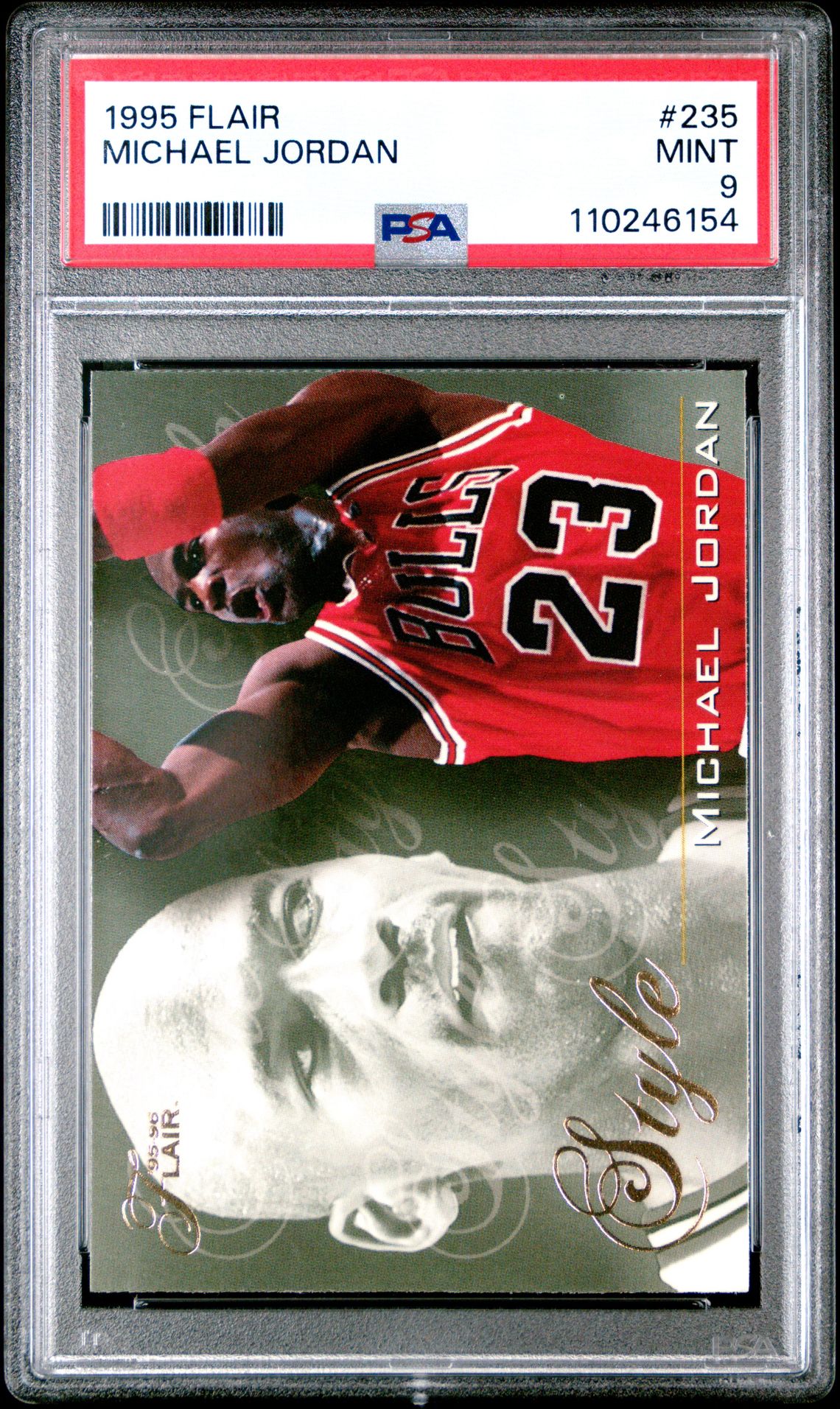 1995 Flair Michael Jordan #235 Mint 9 front