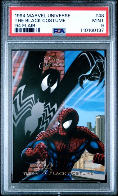 1994 Impel Marvel Universe '94 FLAIR #48 The Black Costume front