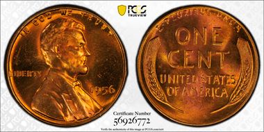 1956 1C MS66RD