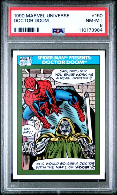 1990 Marvel Universe #150 Doctor Doom front