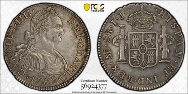 1792-L IJ 2 R Calico-936 Large Bust XF45