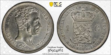 1832/21 Gulden AU55