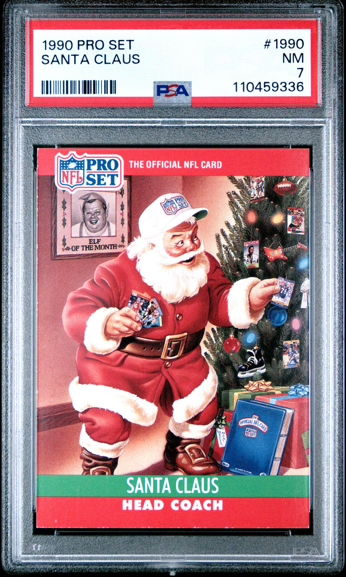 1990 Pro Set Santa Claus #1990 Nm 7 front