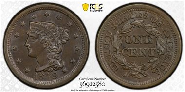 1849 1C MS64BN