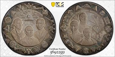 No Date Medal Grove-M-68a Ag MS66