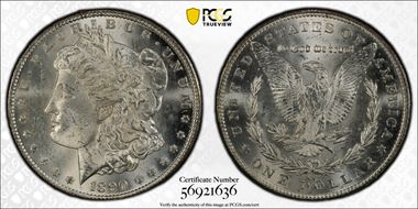 1890-CC $1 MS63