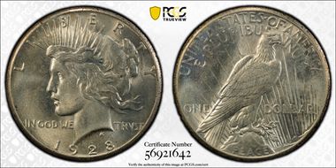 1928 $1 MS63