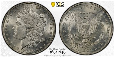 1880-O $1 MS62