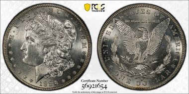 1886-S $1 MS62