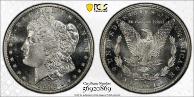 1882-S $1 MS67