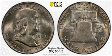 1959-D 50C MS67FBL