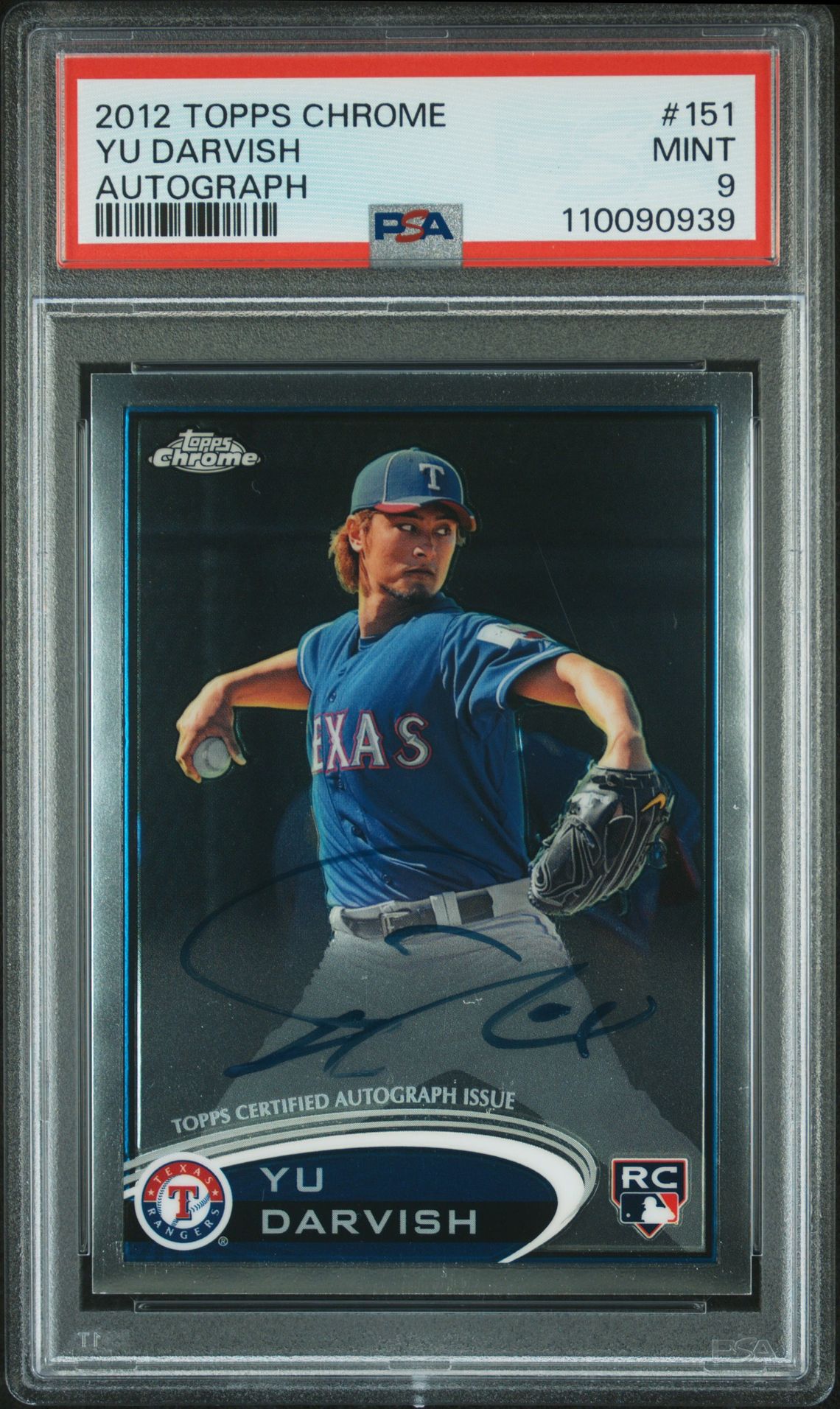 2012 Topps TOPPS CHROME AUTOGRAPH #151 Yu Darvish front