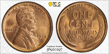 1917 1C MS65RD