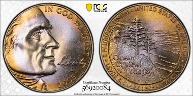 2005-D 5C Western Waters MS66