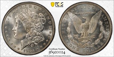 1904-O $1 MS66