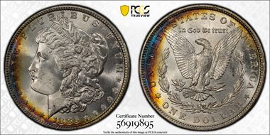 1886 $1 MS66