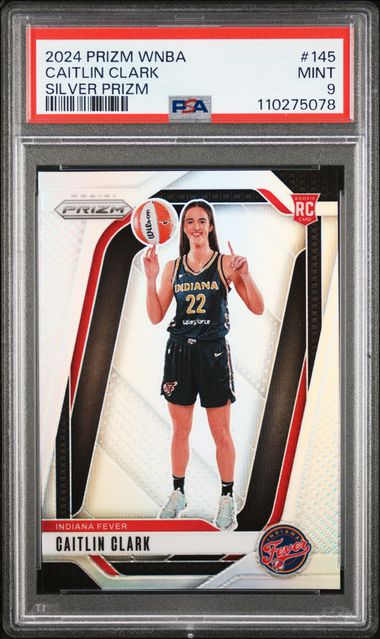 2024 Panini Prizm Wnba Caitlin Clark #145 (Silver Prizm) Mint 9 front