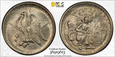 1936-D 50C Texas MS66