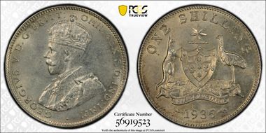 1935(m) Shil KM-26  Ag MS62