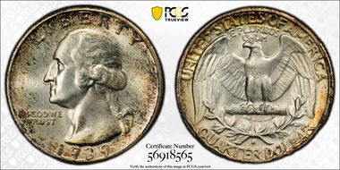 1939-S 25C DDO, FS-101 MS66+