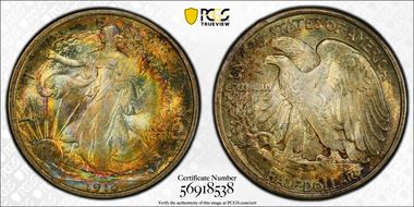 1916-D 50C MS66+