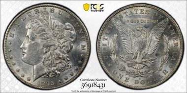 1895-S $1 AU55