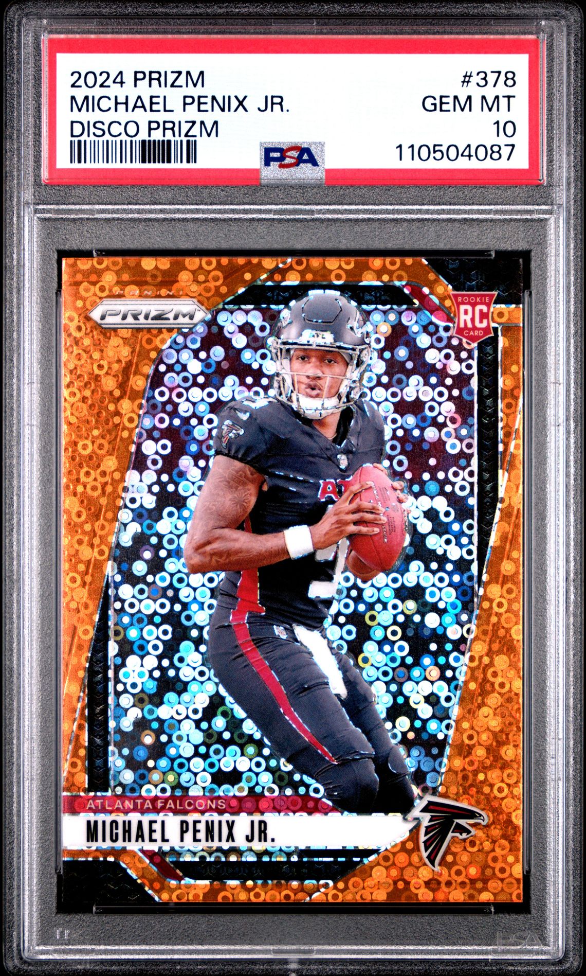 2024 Panini PANINI PRIZM DISCO PRIZM #378 Michael Penix Jr. front