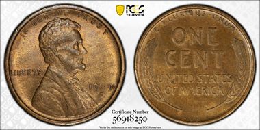 1909-S VDB 1C MS63BN