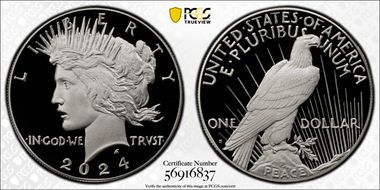 2024-S $1 Peace Dollar PR70DCAM