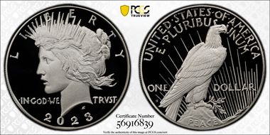 2023-S $1 Peace Dollar PR70DCAM