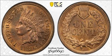 1886 1C Type 1 MS64RB