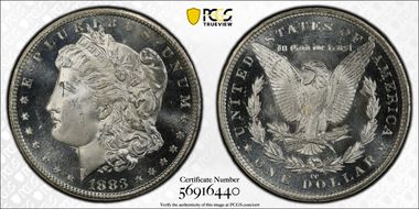 1883-CC $1 MS66+ DMPL
