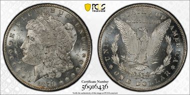 1879-S $1 Reverse of 1878 MS61