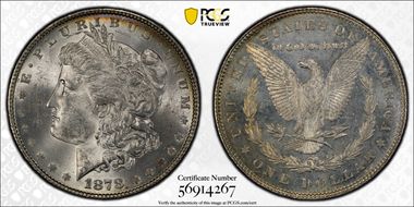 1878 7TF $1 Reverse of 1878 N1