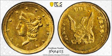 1854 G50C BG-436 Eagle MS63