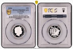 2004 10C Silver PR69DCAM