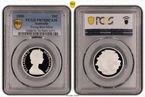 2006 20C Young Bust Silver PR70DCAM