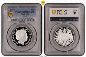 2018 50C Silver PR70DCAM