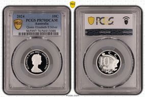 2024 10C Queen Elizabeth II Silver PR70DCAM