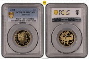 2011 $1 PR69DCAM