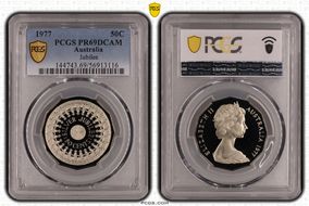 1977 50C Jubilee PR69DCAM