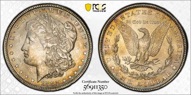 1882 $1 MS63
