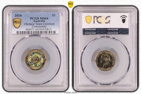 2024 $2 Olympic Team Colorized Community MS64