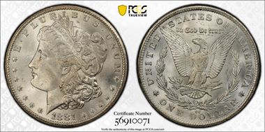 1881-CC $1 MS66