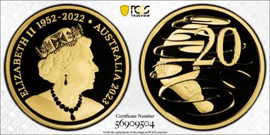 2023 20C Gold PR69DCAM