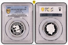 1999 $2 1920-S Sov Ag PR70DCAM