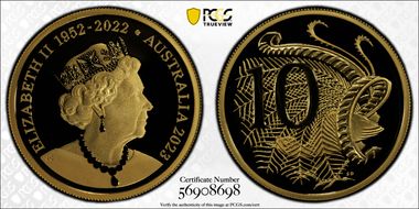 2023 10C Gold PR70DCAM