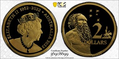 2023 $2 Gold PR70DCAM
